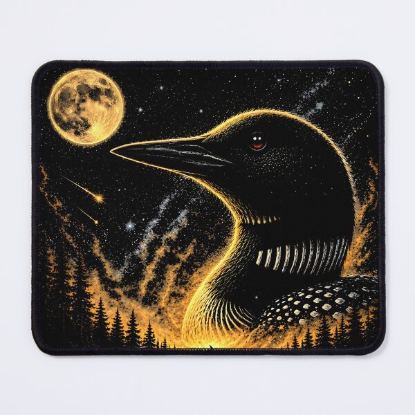 Item preview, Vintage Loon Howling to the Moon designed and sold by Angryblu3.