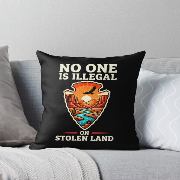Item preview, No One Is Illegal Arrowhead Sunset designed and sold by DarylPope.