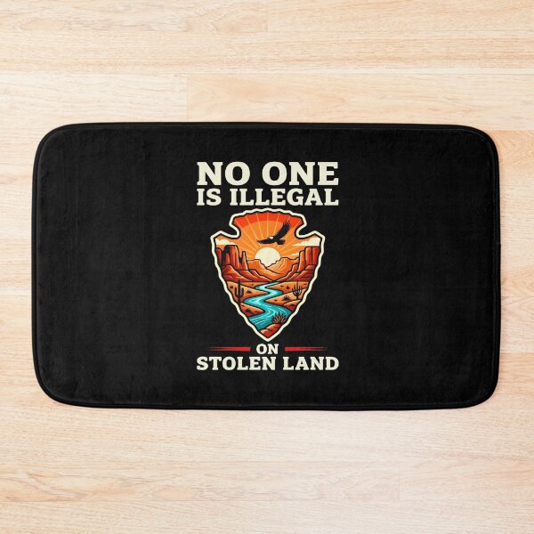 Item preview, No One Is Illegal Arrowhead Sunset designed and sold by DarylPope.