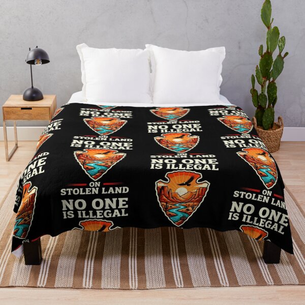 Item preview, No One Is Illegal Arrowhead Sunset designed and sold by DarylPope.