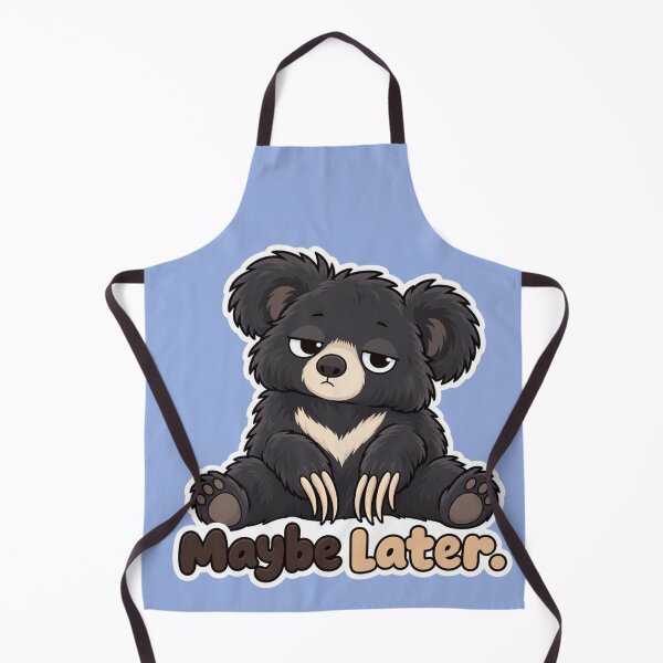 Item preview, Maybe Later. Funny Sloth Bear Meme | Cute Lazy Bear Sticker designed and sold by BabyStark.