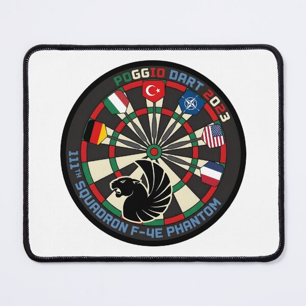 Item preview, Turkish Air Force 111th Panther Squadron Poggio Dart 2023 Patch designed and sold by CharlieDesings.