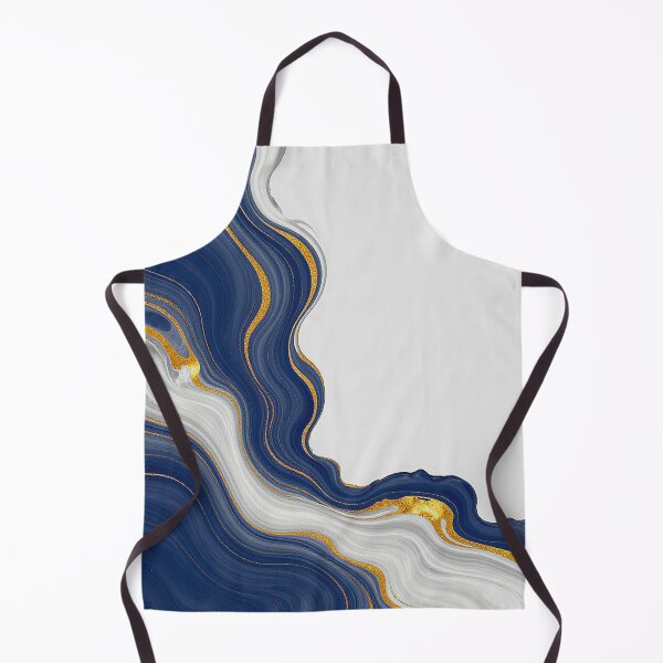 Item preview, Elegant Marble Blue, White and Gold Abstract Pattern in Sea Wave Style on the Beach! designed and sold by Giulivo Store Graphic.