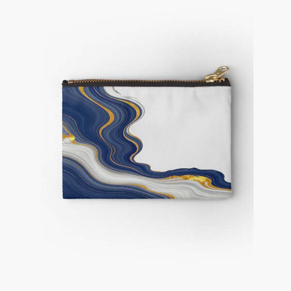 Item preview, Elegant Marble Blue, White and Gold Abstract Pattern in Sea Wave Style on the Beach! designed and sold by Giulivo Store Graphic.