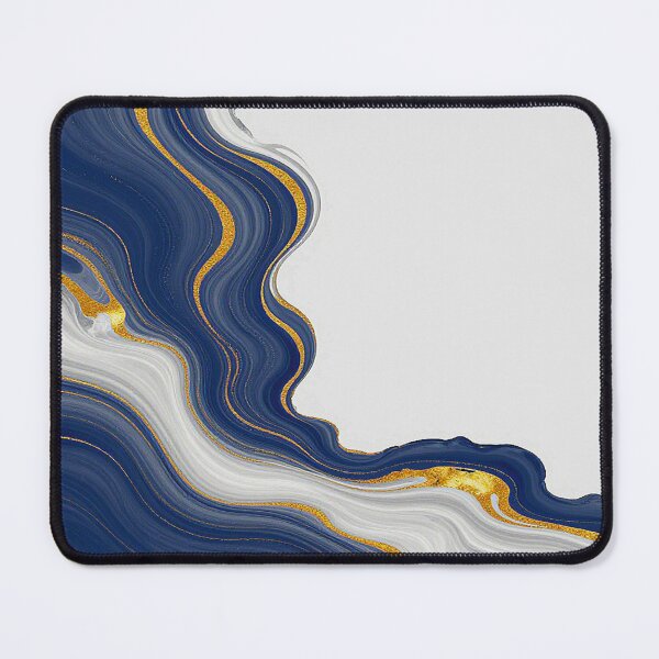 Item preview, Elegant Marble Blue, White and Gold Abstract Pattern in Sea Wave Style on the Beach! designed and sold by Giulivo Store Graphic.