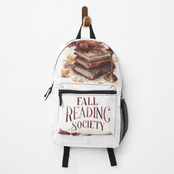 Item preview, Fall Reading Society – Cozy Autumn Book Lover Art designed and sold by Helenaphotoart.