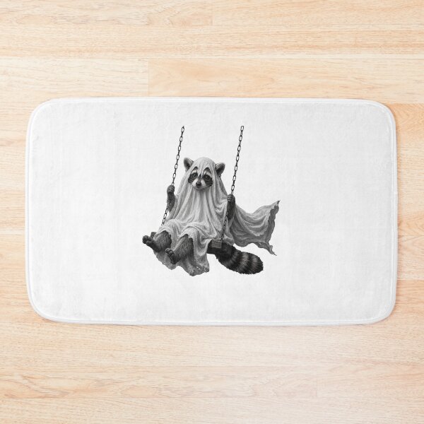 Item preview, Ghostly Raccoon Swing Halloween Art designed and sold by cerima.