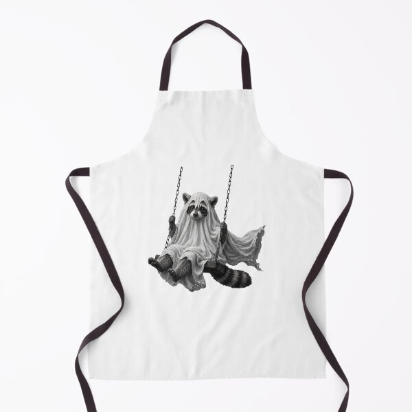 Item preview, Ghostly Raccoon Swing Halloween Art designed and sold by cerima.