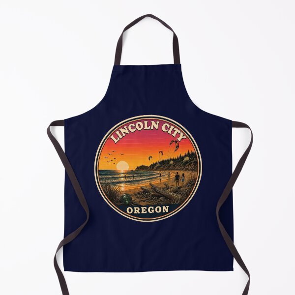 Item preview, Lincoln City Oregon Vintage Travel Badge designed and sold by Swanny's Custom T-shirt and Gift Designs.