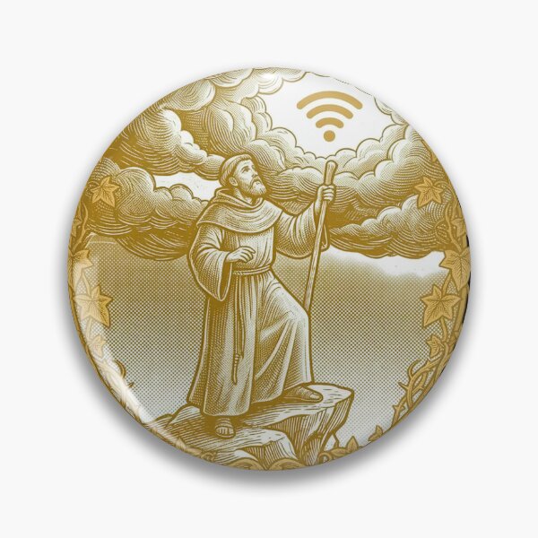 Item preview, Silencio et Wi-Fi - Antique Woodcut Engraving designed and sold by codex antique.