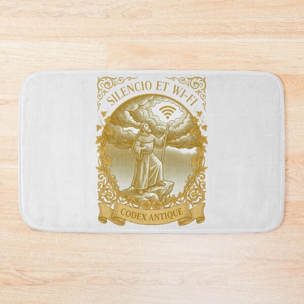 Item preview, Silencio et Wi-Fi - Antique Woodcut Engraving designed and sold by codex antique.