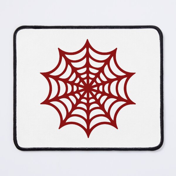 Item preview, Dark Red Spider Web Halloween Silhouette Graphic designed and sold by pattern-archive.