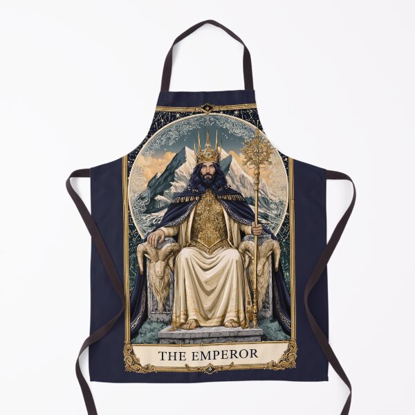Item preview, The Emperor Tarot Card | Gothic Royal Occult Art designed and sold by MythicMood.