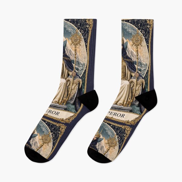 Item preview, The Emperor Tarot Card | Gothic Royal Occult Art designed and sold by MythicMood.