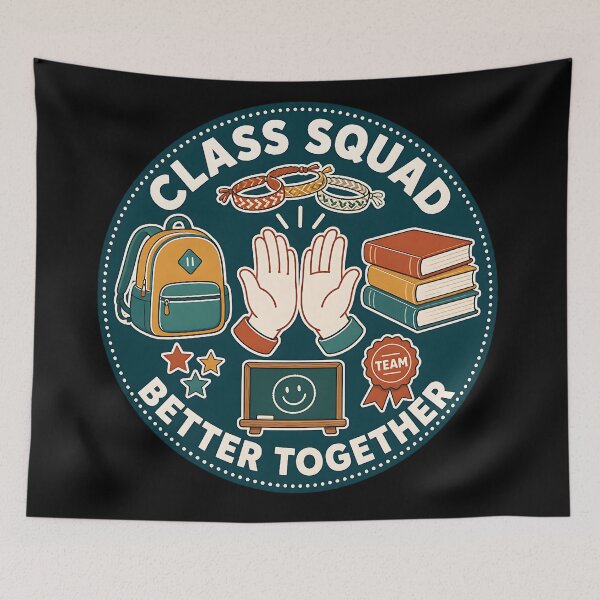 Item preview, Class Squad Better Together Vintage Badge designed and sold by MOCH- ART.