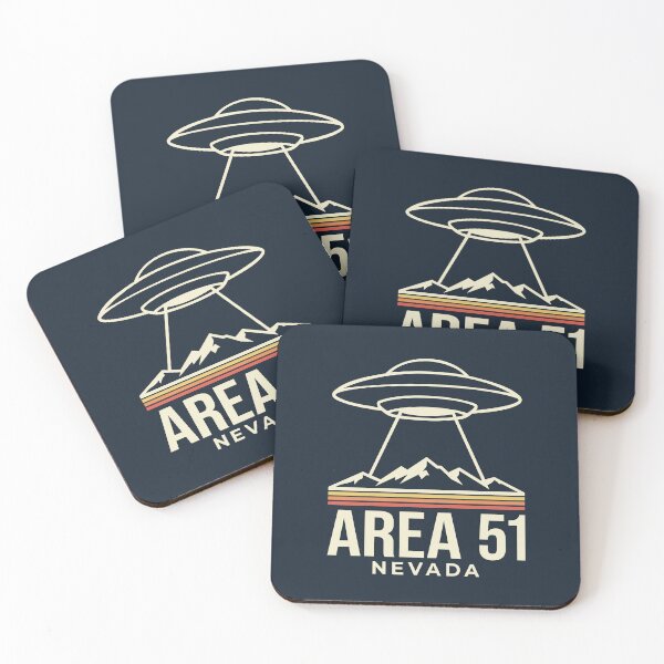 Item preview, Area 51 Nevada Retro UFO Saucer designed and sold by VoglR.