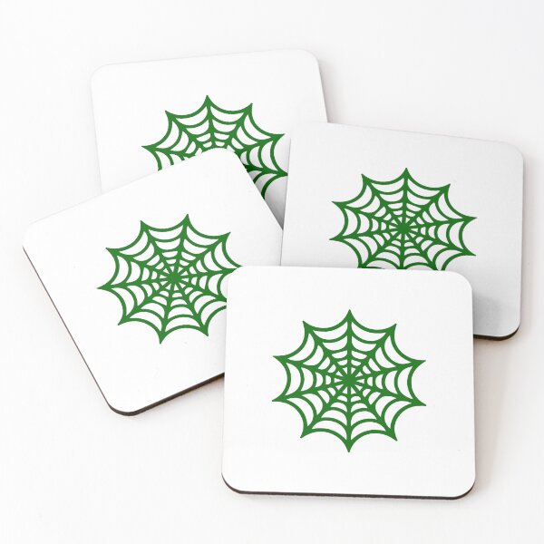 Item preview, Dark Green Spider Web Halloween Silhouette Graphic designed and sold by pattern-archive.