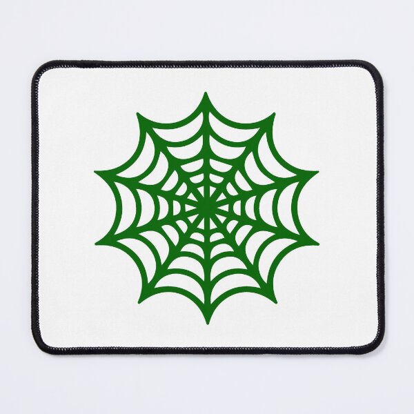 Item preview, Dark Green Spider Web Halloween Silhouette Graphic designed and sold by pattern-archive.
