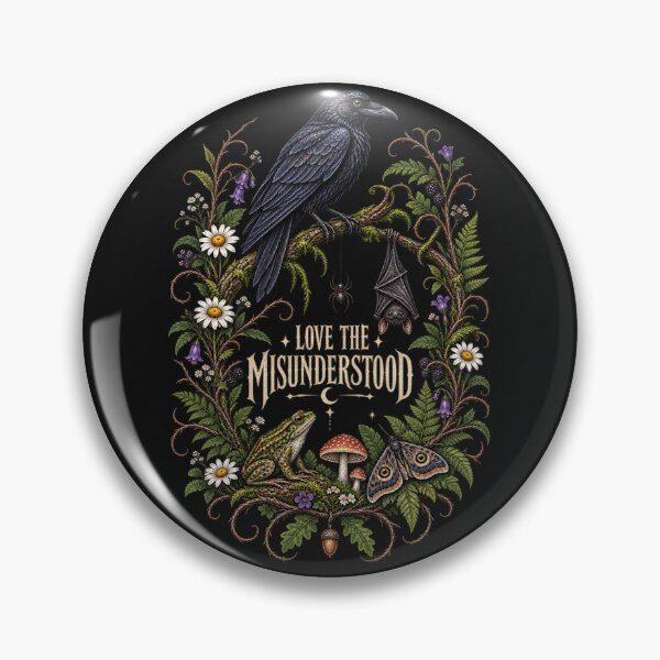Item preview, Love The Misunderstood Bat Raven designed and sold by HiPatti.