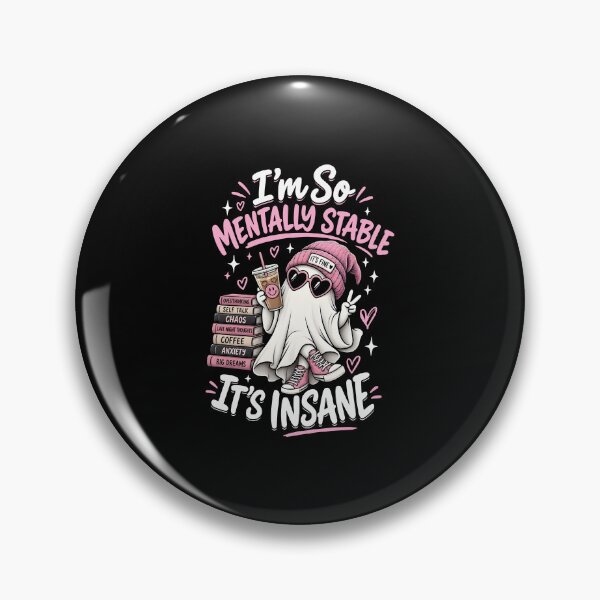 Item preview, Playful Ghost Mental Stability Humor designed and sold by DarylPope.