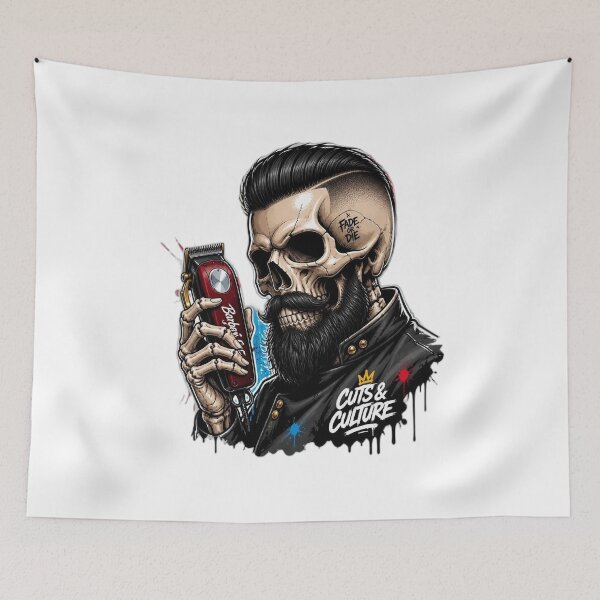 Item preview, Barber Skull Cuts and Culture Streetwear designed and sold by Barber MD Culture.