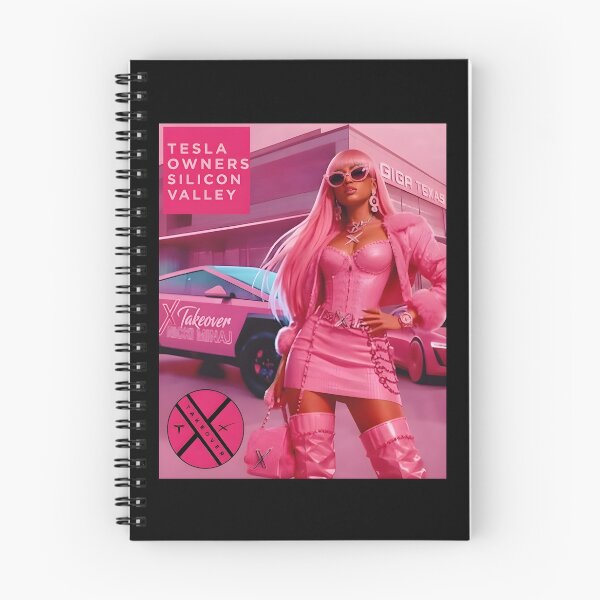 Item preview, Pink Tesla Girl Electric Car Aesthetic designed and sold by ViniBall.