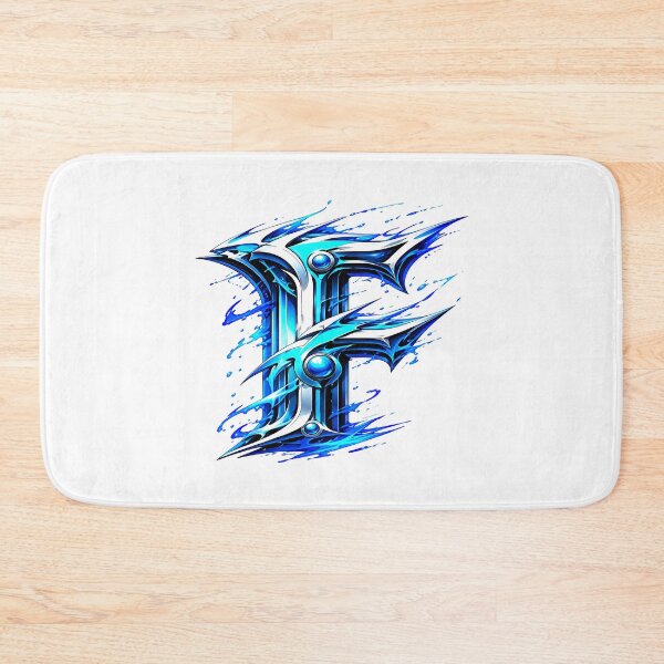 Item preview, AquaFlare MangaForge Letter F designed and sold by BlissBlvdShop.