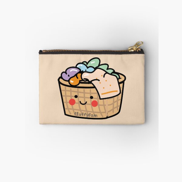 Item preview, Laundry basket cute minimalist kawaii chores designed and sold by fluffyfamcraft.