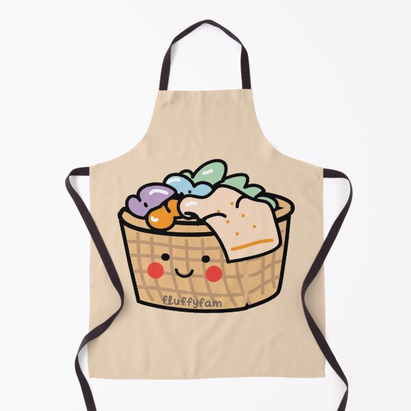 Item preview, Laundry basket cute minimalist kawaii chores designed and sold by fluffyfamcraft.