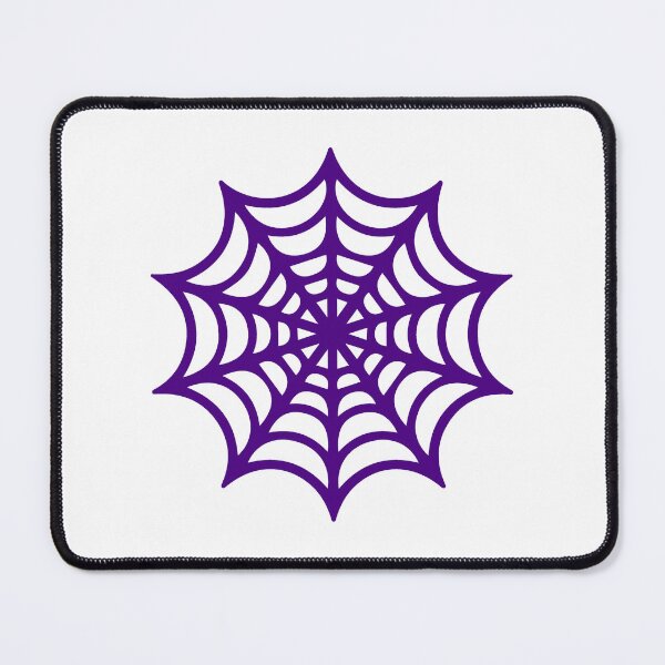 Item preview, Dark Purple Spider Web Halloween Silhouette Graphic designed and sold by pattern-archive.