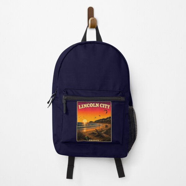 Item preview, Lincoln City Oregon Vintage Travel Poster designed and sold by Swanny's Custom T-shirt and Gift Designs.
