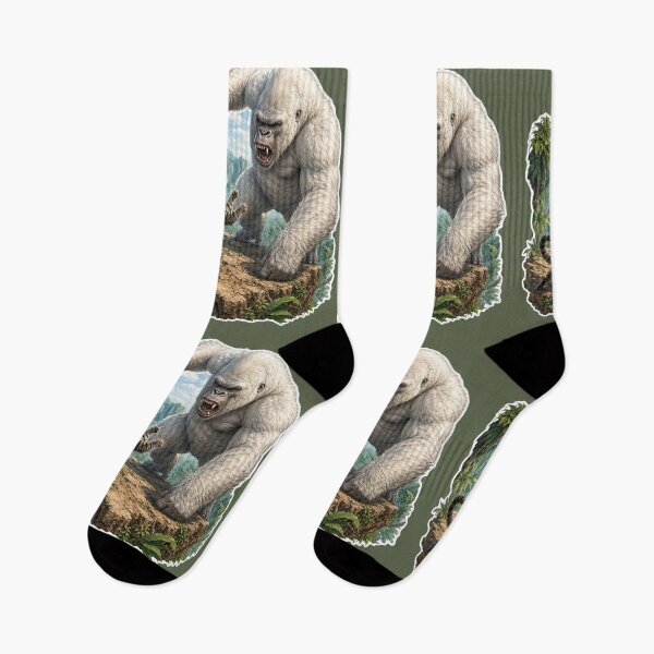Item preview, Cat vs White Gorilla Jungle Adventure designed and sold by Moxie-Cat-Universe.