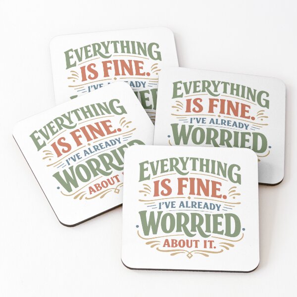 Item preview, Everything Is Fine Funny Gift for Overthinkers designed and sold by stylishdzign.