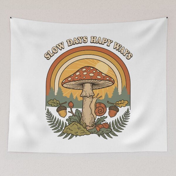 Item preview, Woodland Mushroom And Forest Snail Artwork designed and sold by SHOP-Corner.