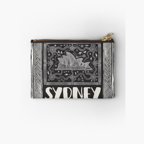Item preview, Sydney Opera House Indigenous Australian Aboriginal Art Graphic Print designed and sold by FreiherrPK.