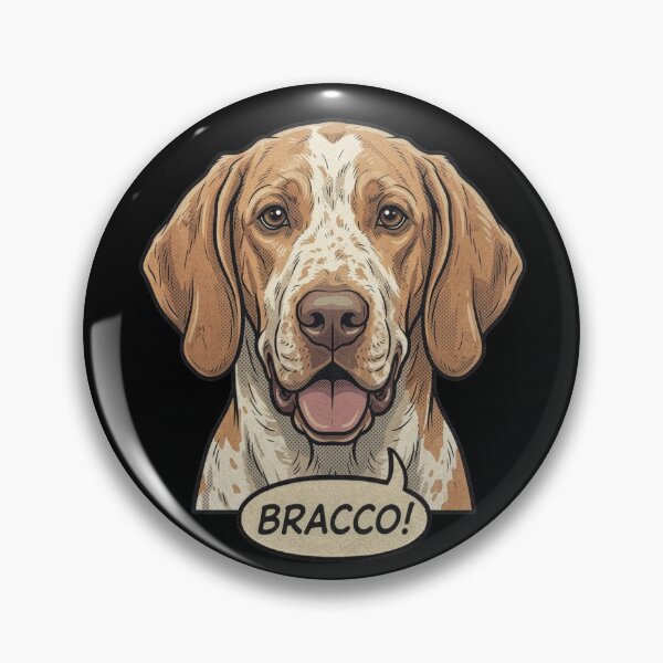 Item preview, Bracco Retro Vintage Comic Art – Proud Ancient Italian Hunter  designed and sold by Pfotenfaden.