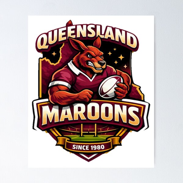 Item preview, queensland maroons designed and sold by NRSROTE.