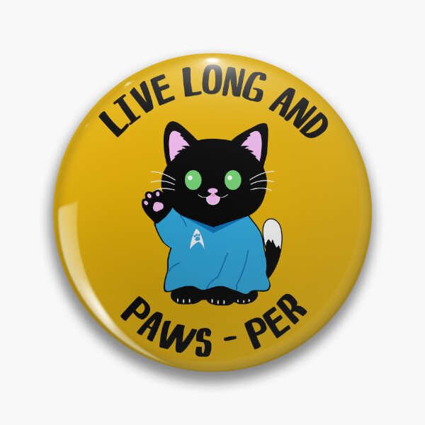 Item preview, Live Long And Paw-sper Funny Cat Quote designed and sold by CreativeBridge.