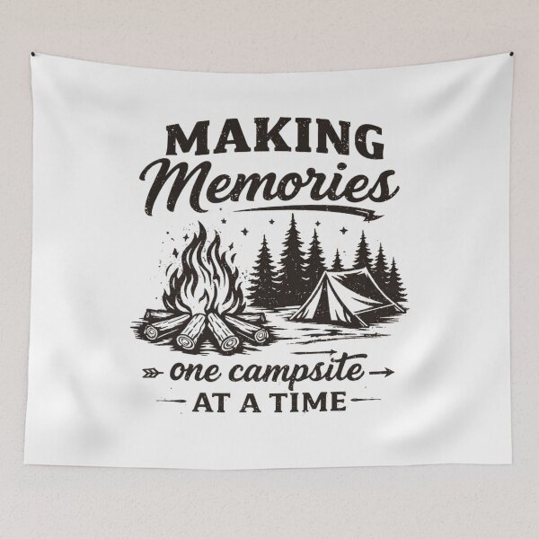 Item preview, Making Memories – Campfire Adventure Design designed and sold by GabeMountainArt.