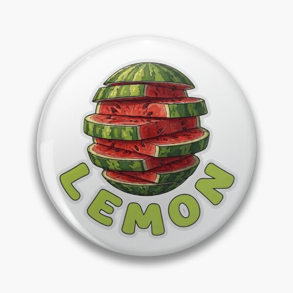 Item preview, Funny Sliced Watermelon LEMON Sticker Design | Irony Sarcastic Fruit Graphic | Funny Confusion Quote T-Shirt Print | Pop Art Meme Apparel designed and sold by SergioMiklos.