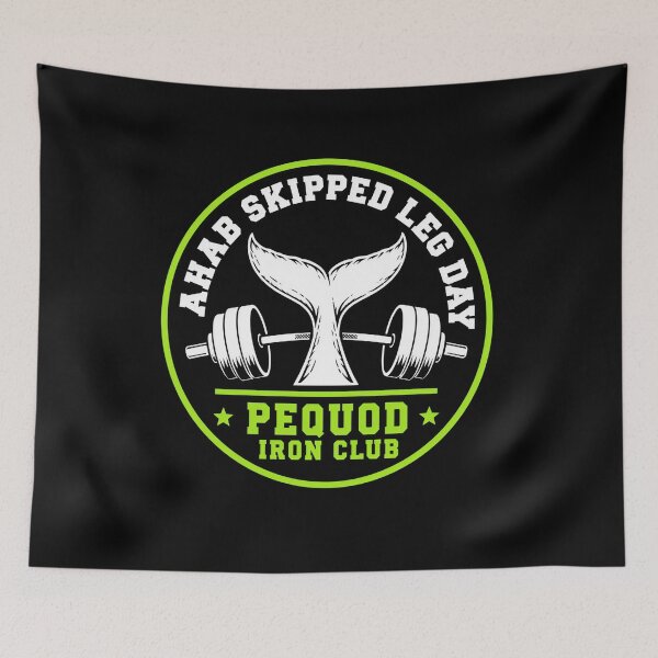 Item preview, Ahab Skipped Leg Day Pequod Iron Club designed and sold by Fenay Designs.