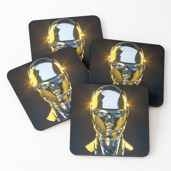 Item preview, 3d Render Of Retro Chrome Robot Digital designed and sold by Checho30.