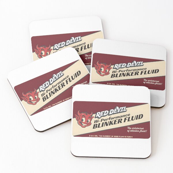Item preview, Vintage Red Devil Blinker Fluid Sign designed and sold by interdesigner.