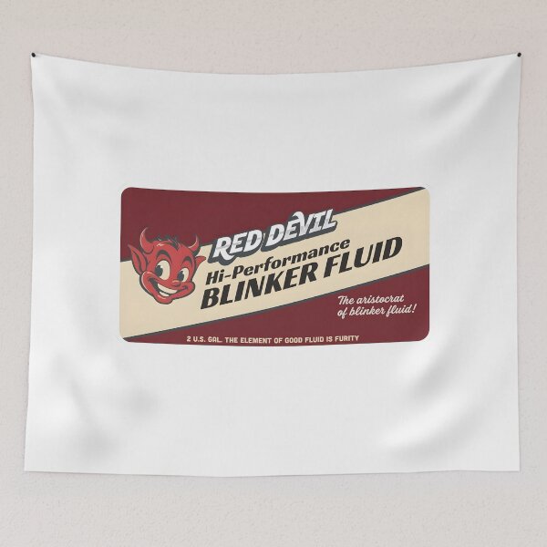 Item preview, Vintage Red Devil Blinker Fluid Sign designed and sold by interdesigner.