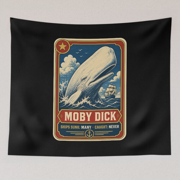 Item preview, Moby Dick: Ships Sunk Many, Caught Never designed and sold by Fenay Designs.