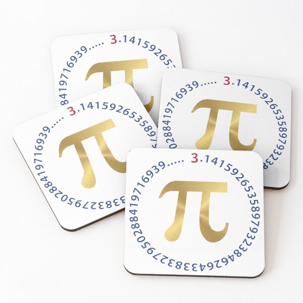Artikelvorschau, Minimalistisches Pi-Symbol Kreis der Zahlen Design entworfen und verkauft von HometownCozyCo.