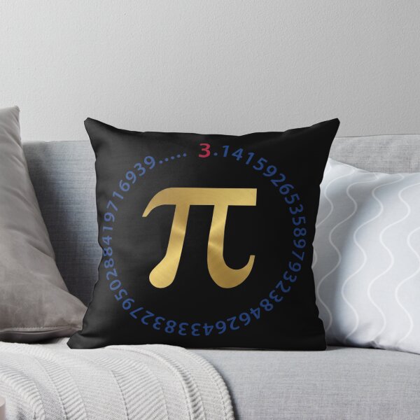 Artikelvorschau, Minimalistisches Pi-Symbol Kreis der Zahlen Design entworfen und verkauft von HometownCozyCo.