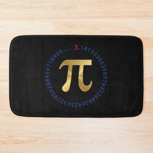 Artikelvorschau, Minimalistisches Pi-Symbol Kreis der Zahlen Design entworfen und verkauft von HometownCozyCo.