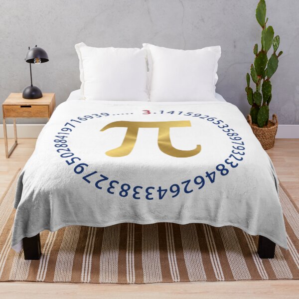 Item preview, Minimalist Pi Symbol Circle Of Numbers Design designed and sold by HometownCozyCo.
