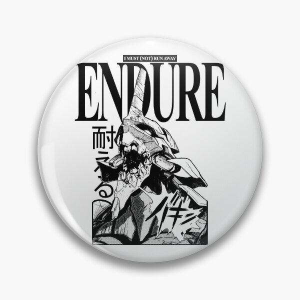 Item preview, I must not run away Endure - Evangelion designed and sold by Never Satisifed AU.